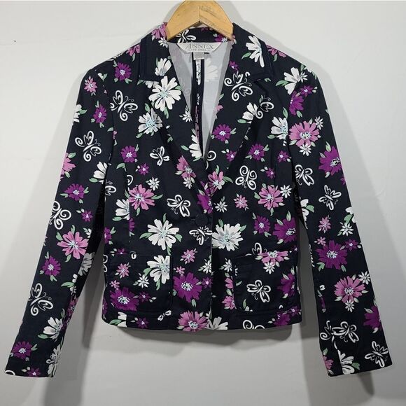 Casual Corner Annex Floral Button Up Blouse - Picture 11 of 12